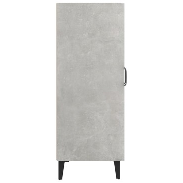 vidaXL Ντουλάπι Γκρι Σκυροδέματος 69,5x34x90cm Επεξεργασμένο Ξύλο 1 τεμ.