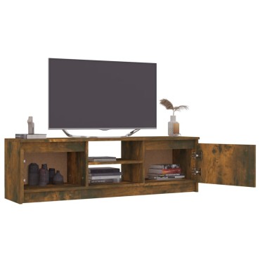 vidaXL Έπιπλο Τηλεόρασης Καπνιστή Δρυς 120x30x35,5cm Επεξεργ. Ξύλο