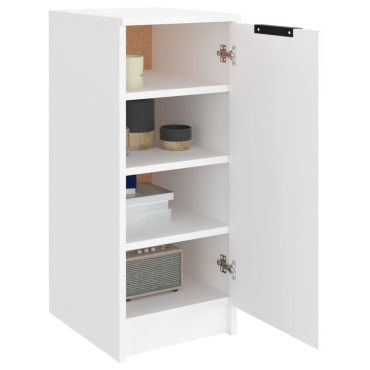 vidaXL Παπουτσοθήκη Λευκή 30x35x70cm από Επεξεργασμένο Ξύλο 1 τεμ.