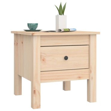 vidaXL Βοηθητικά Τραπέζια 2 τεμ. 40x40x39cm από Μασίφ Ξύλο Πεύκου
