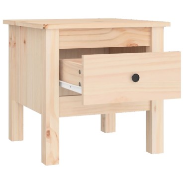 vidaXL Βοηθητικά Τραπέζια 2 τεμ. 40x40x39cm από Μασίφ Ξύλο Πεύκου