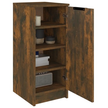 vidaXL Παπουτσοθήκη Καπνιστή Δρυς 30x35x70cm από Επεξεργασμένο Ξύλο 1 τεμ.