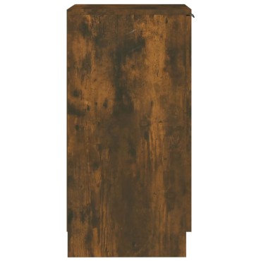 vidaXL Παπουτσοθήκη Καπνιστή Δρυς 30x35x70cm από Επεξεργασμένο Ξύλο 1 τεμ.