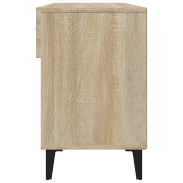 vidaXL Παπουτσοθήκη Sonoma Δρυς 102x35x55cm από Επεξεργασμένο Ξύλο