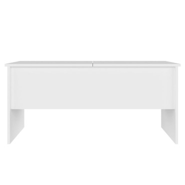 vidaXL Τραπεζάκι Σαλονιού Λευκό 102x50,5x46,5cm Επεξεργασμένο Ξύλο 1 τεμ.