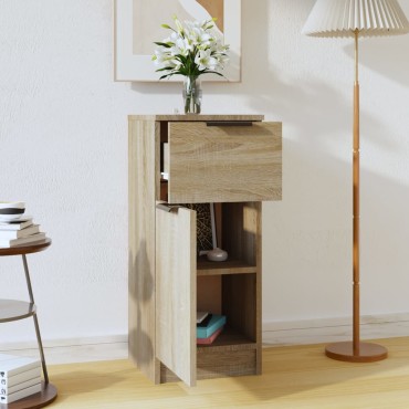 vidaXL Ντουλάπι Sonoma Δρυς 30x30x70cm από Επεξεργασμένο Ξύλο 1 τεμ.