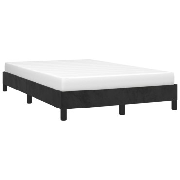 vidaXL Σκελετός Κρεβατιού Χωρίς Στρώμα Μαύρο 120x200 εκ. Βελούδινο
