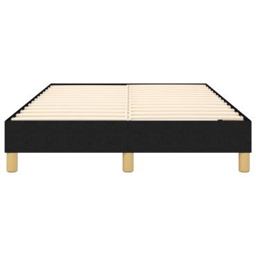 vidaXL Σκελετός Κρεβατιού Χωρίς Στρώμα Μαύρο 120x200 εκ. Υφασμάτινο