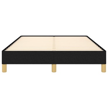 vidaXL Σκελετός Κρεβατιού Χωρίς Στρώμα Μαύρο 120x200 εκ. Υφασμάτινο