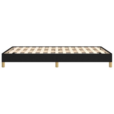 vidaXL Σκελετός Κρεβατιού Χωρίς Στρώμα Μαύρο 120x200 εκ. Υφασμάτινο