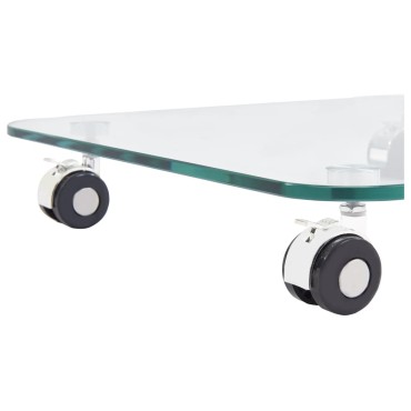 vidaXL Τραπεζάκι Σαλονιού 45x40x63cm από Ψημένο Γυαλί 1 τεμ.