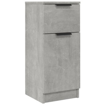 vidaXL Ντουλάπι Γκρι Σκυροδέματος 30x30x70cm Επεξεργασμένο Ξύλο 1 τεμ.