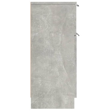 vidaXL Ντουλάπια 2 τεμ. Γκρι Σκυροδέματος 30x30x70cm Επεξεργ. Ξύλο
