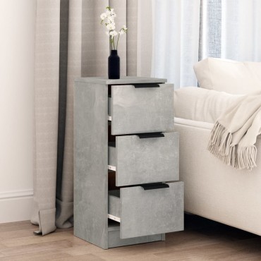 vidaXL Ντουλάπι Γκρι Σκυροδέματος 30x30x70cm Επεξεργασμένο Ξύλο 1 τεμ.