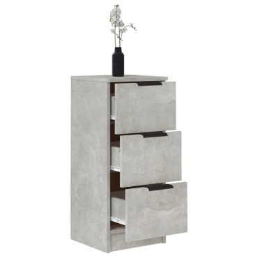 vidaXL Ντουλάπι Γκρι Σκυροδέματος 30x30x70cm Επεξεργασμένο Ξύλο 1 τεμ.
