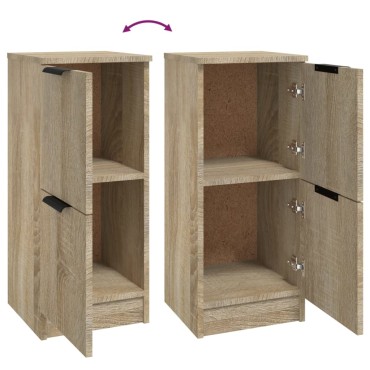 vidaXL Ντουλάπια 2 τεμ. Sonoma Δρυς 30x30x70cm Επεξεργασμένο Ξύλο