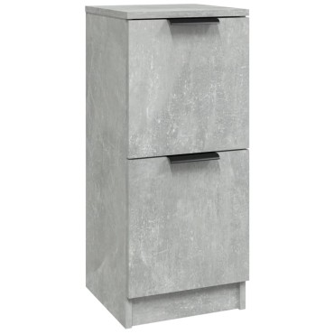 vidaXL Ντουλάπι Γκρι Σκυροδέματος 30x30x70cm Επεξεργασμένο Ξύλο 1 τεμ.