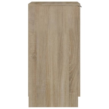 vidaXL Παπουτσοθήκη Sonoma Δρυς 30x35x70cm από Επεξεργασμένο Ξύλο 1 τεμ.