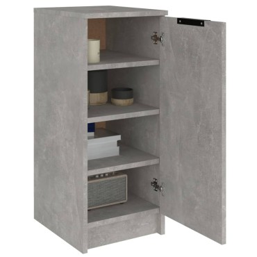 vidaXL Παπουτσοθήκη Γκρι Σκυροδέματος 30x35x70cm Επεξεργασμένο Ξύλο 1 τεμ.