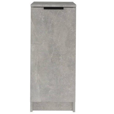 vidaXL Παπουτσοθήκη Γκρι Σκυροδέματος 30x35x70cm Επεξεργασμένο Ξύλο 1 τεμ.