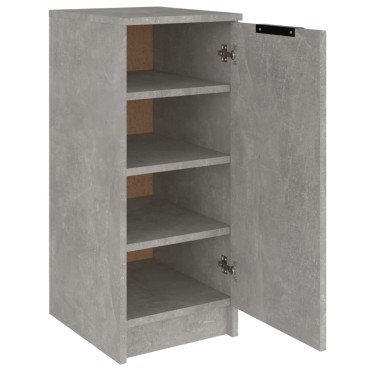 vidaXL Παπουτσοθήκη Γκρι Σκυροδέματος 30x35x70cm Επεξεργασμένο Ξύλο 1 τεμ.