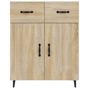 vidaXL Ντουλάπι Sonoma Δρυς 69,5x34x90cm από Επεξεργασμένο Ξύλο 1 τεμ.