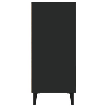 vidaXL Ντουλάπι Μαύρο 90x34x80cm από Επεξεργασμένο Ξύλο 1 τεμ.
