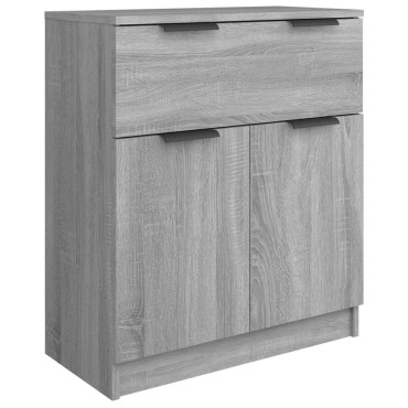 vidaXL Ντουλάπι Γκρι Sonoma 60x30x70cm από Επεξεργασμένο Ξύλο 1 τεμ.