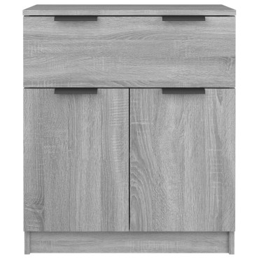 vidaXL Ντουλάπι Γκρι Sonoma 60x30x70cm από Επεξεργασμένο Ξύλο 1 τεμ.