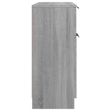 vidaXL Ντουλάπι Γκρι Sonoma 60x30x70cm από Επεξεργασμένο Ξύλο 1 τεμ.