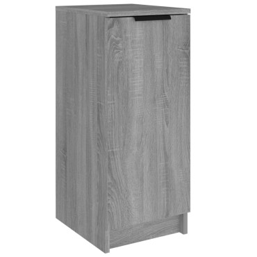 vidaXL Παπουτσοθήκη Γκρι Sonoma 30x35x70cm από Επεξεργασμένο Ξύλο