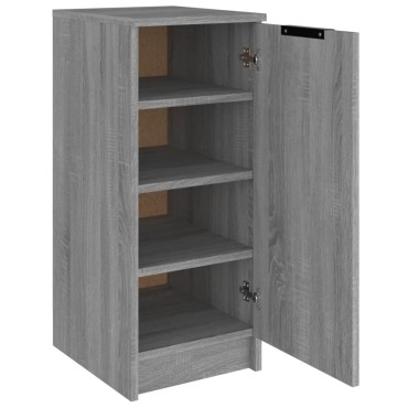 vidaXL Παπουτσοθήκη Γκρι Sonoma 30x35x70cm από Επεξεργασμένο Ξύλο