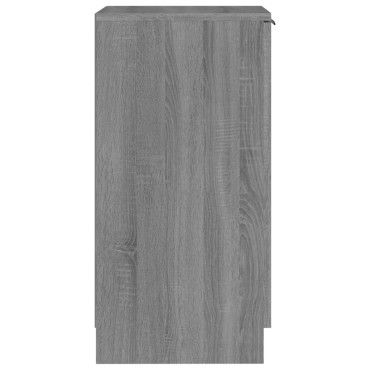 vidaXL Παπουτσοθήκη Γκρι Sonoma 30x35x70cm από Επεξεργασμένο Ξύλο