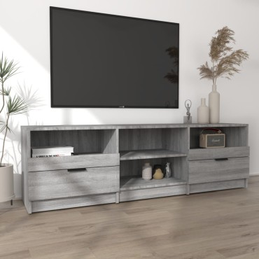 vidaXL Έπιπλο Τηλεόρασης Γκρι Sonoma 150x33,5x45cm από Επεξεργ. Ξύλο