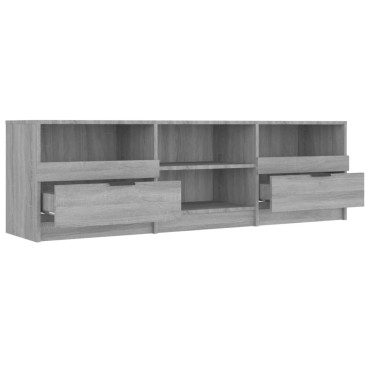 vidaXL Έπιπλο Τηλεόρασης Γκρι Sonoma 150x33,5x45cm από Επεξεργ. Ξύλο