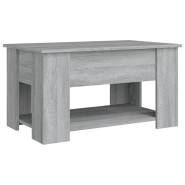 vidaXL Τραπεζάκι Σαλονιού Γκρι Sonoma 79x49x41cm Επεξεργασμένο Ξύλο 1 τεμ.