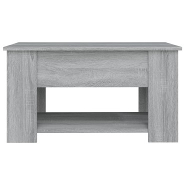 vidaXL Τραπεζάκι Σαλονιού Γκρι Sonoma 79x49x41cm Επεξεργασμένο Ξύλο 1 τεμ.