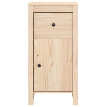 vidaXL Ντουλάπια 2 τεμ. 40x35x80cm από Μασίφ Ξύλο Πεύκου