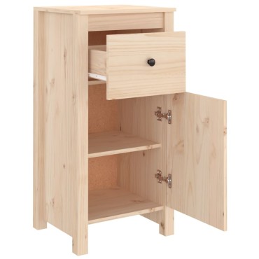 vidaXL Ντουλάπια 2 τεμ. 40x35x80cm από Μασίφ Ξύλο Πεύκου