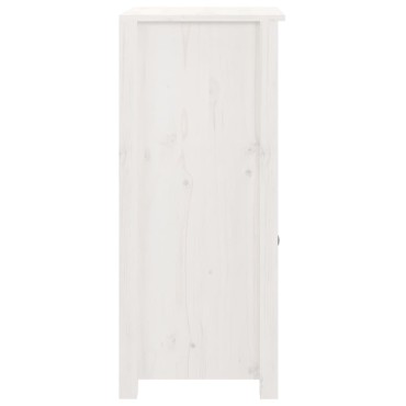 vidaXL Ντουλάπι Λευκό 40x35x80cm από Μασίφ Ξύλο Πεύκου 1 τεμ.