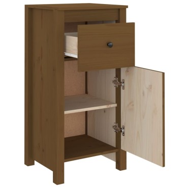vidaXL Ντουλάπι Καφέ Μέλι 40x35x80cm από Μασίφ Ξύλο Πεύκου 1 τεμ.