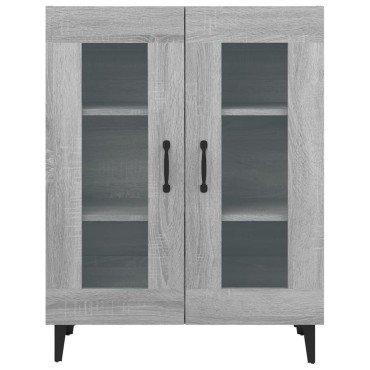 vidaXL Ντουλάπι Γκρι Sonoma 69,5x34x90cm από Επεξεργασμένο Ξύλο 1 τεμ.