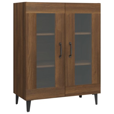 vidaXL Ντουλάπι Καφέ Δρυς 69,5x34x90cm Επεξεργασμένο Ξύλο 1 τεμ.