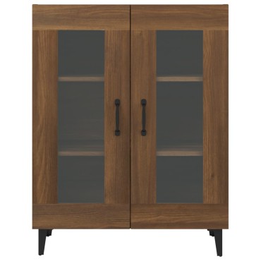 vidaXL Ντουλάπι Καφέ Δρυς 69,5x34x90cm Επεξεργασμένο Ξύλο 1 τεμ.