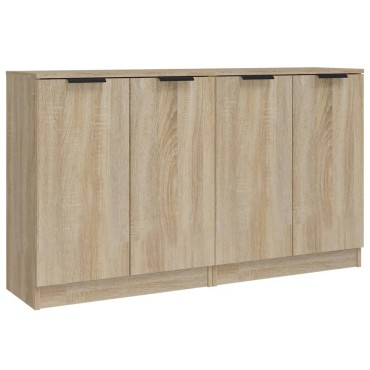 vidaXL Ντουλάπια 2 τεμ. Sonoma Δρυς 60x30x70cm Επεξεργασμένο Ξύλο