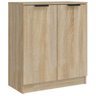 vidaXL Ντουλάπια 2 τεμ. Sonoma Δρυς 60x30x70cm Επεξεργασμένο Ξύλο