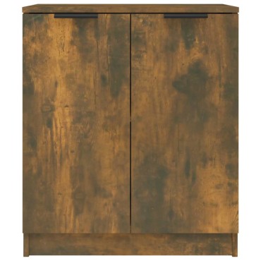 vidaXL Ντουλάπια 2 τεμ. Καπνιστή δρυς 60x30x70cm Επεξεργασμένο Ξύλο