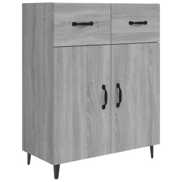 vidaXL Ντουλάπι Γκρι Sonoma 69,5x34x90cm από Επεξεργασμένο Ξύλο 1 τεμ.