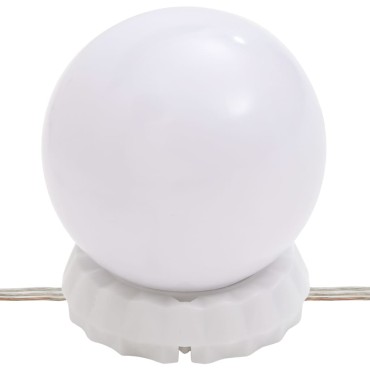 vidaXL Έπιπλο Καθρέπτη με LED Γκρι Σκυροδέματος 76x15x55cm 1 τεμ.