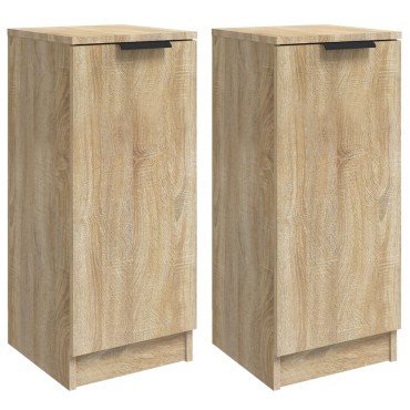 vidaXL Ντουλάπια 2 τεμ. Sonoma Δρυς 30x30x70cm Επεξεργασμένο Ξύλο